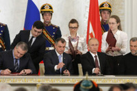 [ẢNH] Nga phản ứng trước lời kêu gọi chuẩn bị chiến dịch quân sự chiếm Crimea của Ukraine