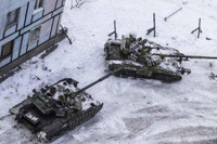 [ẢNH] Nga triển khai trực thăng ‘cá sấu’ K-52 tới biên giới với Ukraine