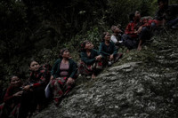 Cận cảnh nghề săn mật ong rừng ở Nepal