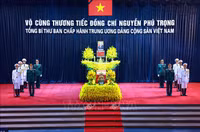 Chính thức cử hành Lễ viếng Tổng Bí thư Nguyễn Phú Trọng