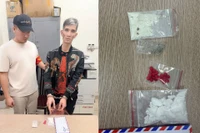 Nam thanh niên bị lực lượng 141 phát hiện giấu "chất cấm" trong túi áo khoác