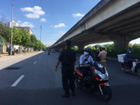 Lực lượng 141 xử phạt nhiều trường hợp vi phạm sau giãn cách