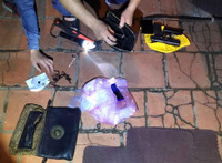 Tội phạm ma túy dùng dao, súng chống trả lực lượng công an