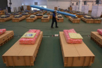 [ẢNH] Số ca mắc Covid-19 tăng cao, Thái Lan biến sân bay thành bệnh viện dã chiến