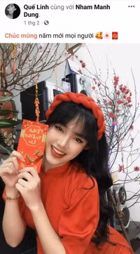 Chân dung bạn gái bằng tuổi xinh đẹp của cầu thủ Nhâm Mạnh Dũng