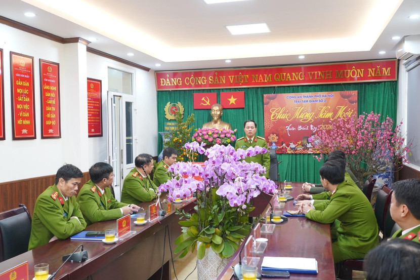 Lãnh đạo CATP Hà Nội thăm, chúc Tết lực lượng Công an cơ sở ảnh 1
