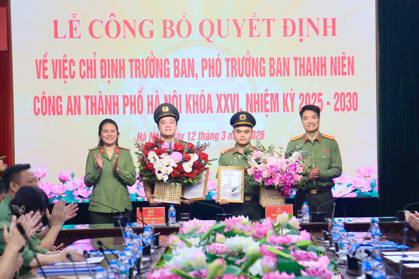 Công an TP Hà Nội công bố quyết định về công tác cán bộ Ban Thanh niên nhiệm kỳ 2025 – 2030 ảnh 5