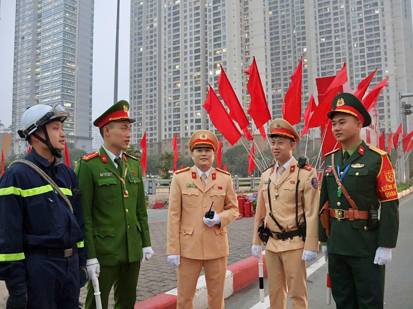 Công an Hà Nội chủ động, hiệu quả các phương án bảo đảm an ninh, trật tự phục vụ Đại hội XIV của Đảng ảnh 8