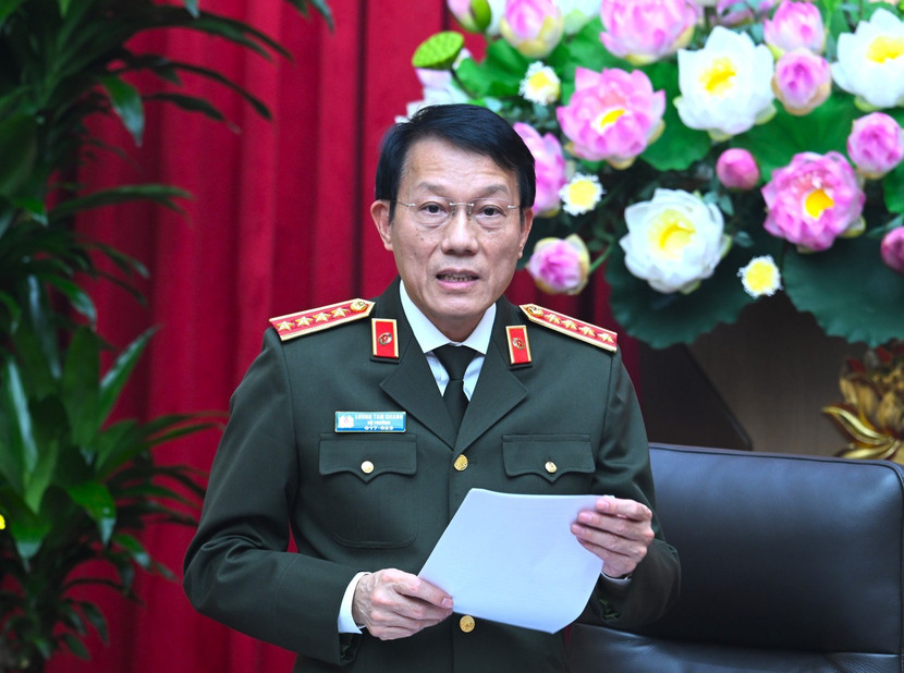 Đại tướng Lương Tam Quang, Ủy viên Bộ Chính trị, Bí thư Đảng ủy CATW, Bộ trưởng Bộ Công an.