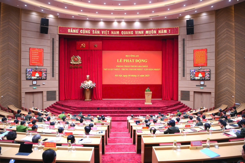 Bộ Công an phát động phong trào thi đua "Ba nhất: Kỷ luật nhất - Trung thành nhất - Gần dân nhất".