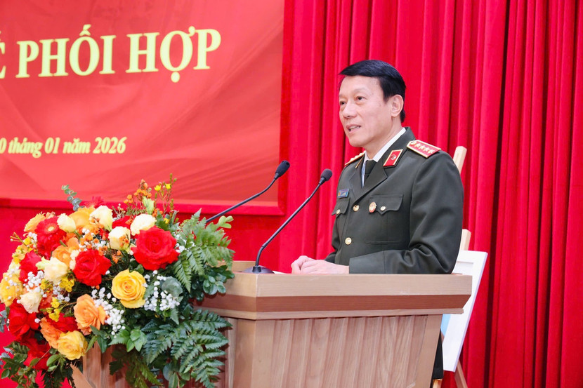 Bộ trưởng Lương Tam Quang phát biểu tại buổi Lễ.