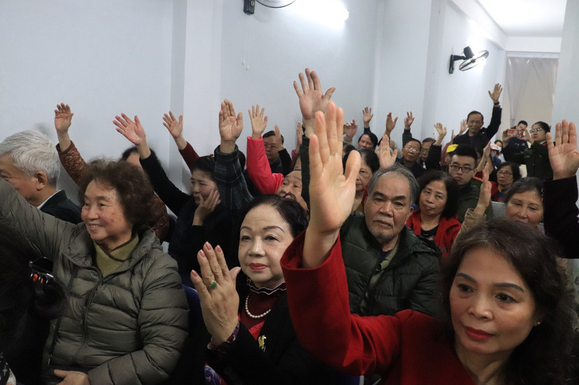 Hội nghị lấy ý kiến cử tri nơi cư trú đối với người được giới thiệu ứng cử đại biểu Quốc hội khóa XVI và đại biểu HĐND các cấp nhiệm kỳ 2026 - 2031 ảnh 4