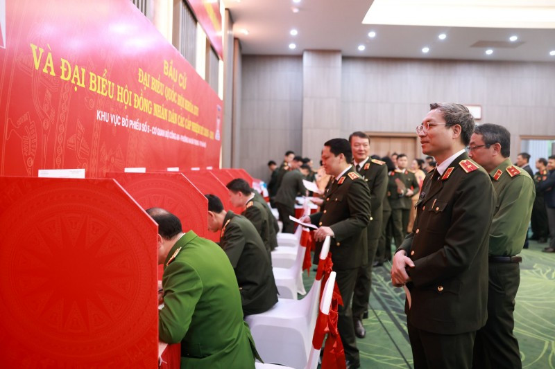 Các cử tri tham gia bầu chọn những đại biểu được tín nhiệm.