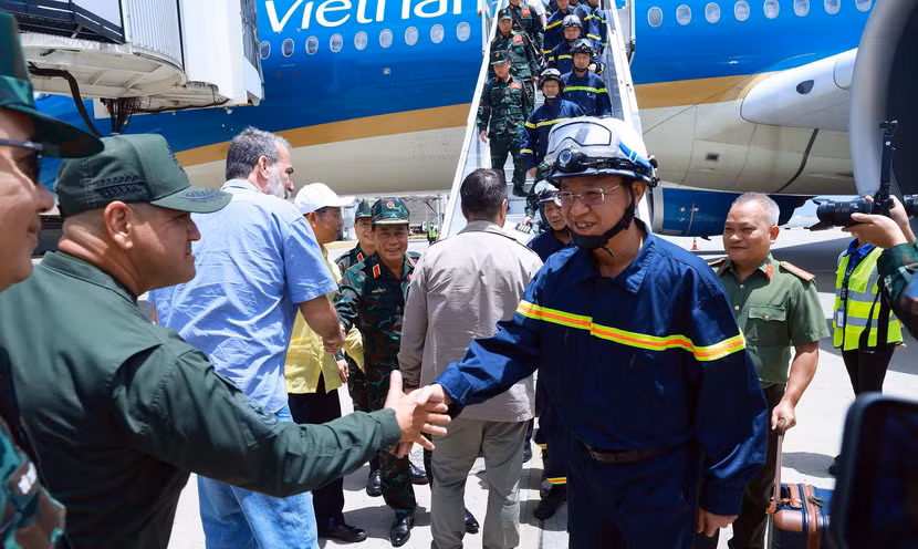 Đoàn cứu nạn, cứu hộ Việt Nam đã tới Venezuela ảnh 2