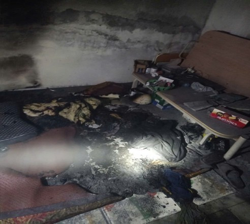 Hiện trường đám cháy