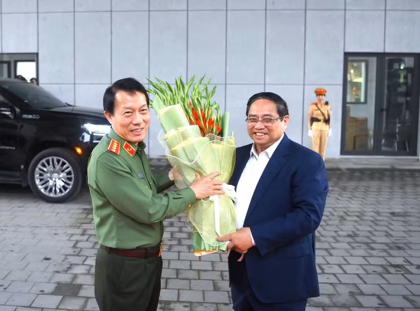 Thủ tướng Chính phủ Phạm Minh Chính đến dự Hội nghị Đảng ủy CATW Quý I năm 2026.