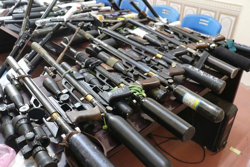 Thủ đoạn của đường dây sản xuất, mua bán vũ khí quân dụng đặc biệt lớn ảnh 5
