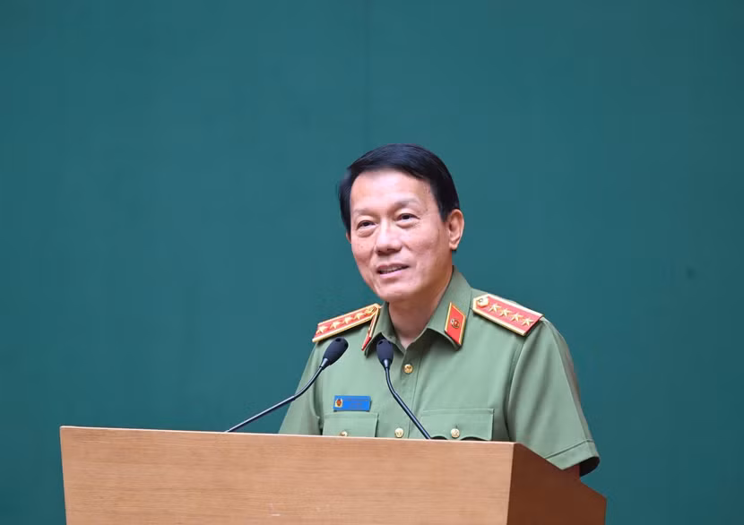 Bộ trưởng Lương Tam Quang phát biểu tại Hội nghị.