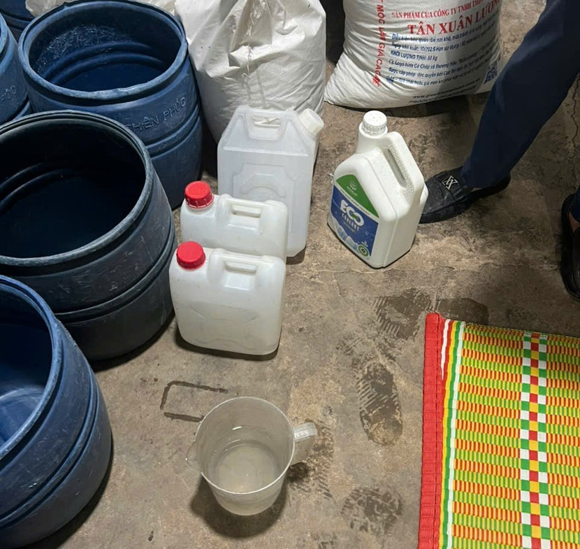 Vật chứng trong vụ án.