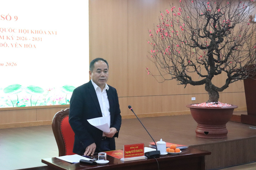 Giám đốc Công an thành phố Hà Nội kiểm tra việc chuẩn bị, triển khai công tác bầu cử tại 8 địa phương ảnh 6