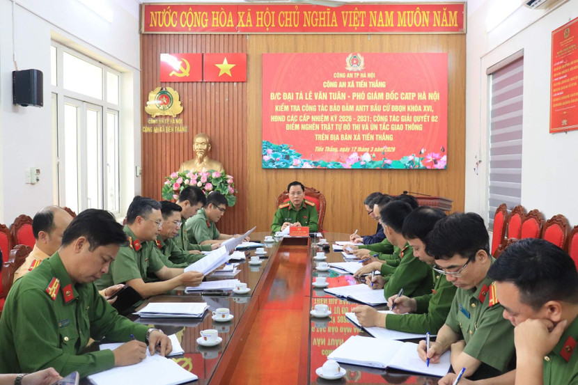 Phát huy tối đa vai trò Công an cấp xã trong đảm bảo an ninh, an toàn Cuộc bầu cử ảnh 4