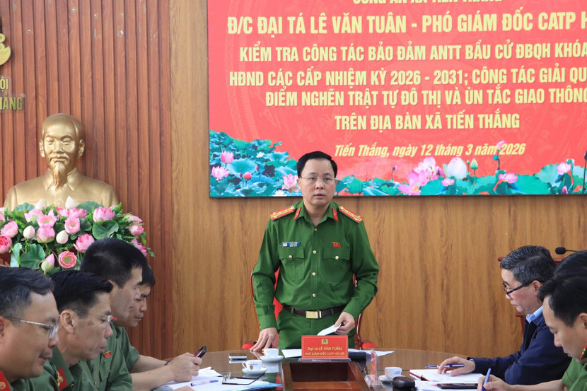 Phát huy tối đa vai trò Công an cấp xã trong đảm bảo an ninh, an toàn Cuộc bầu cử ảnh 12