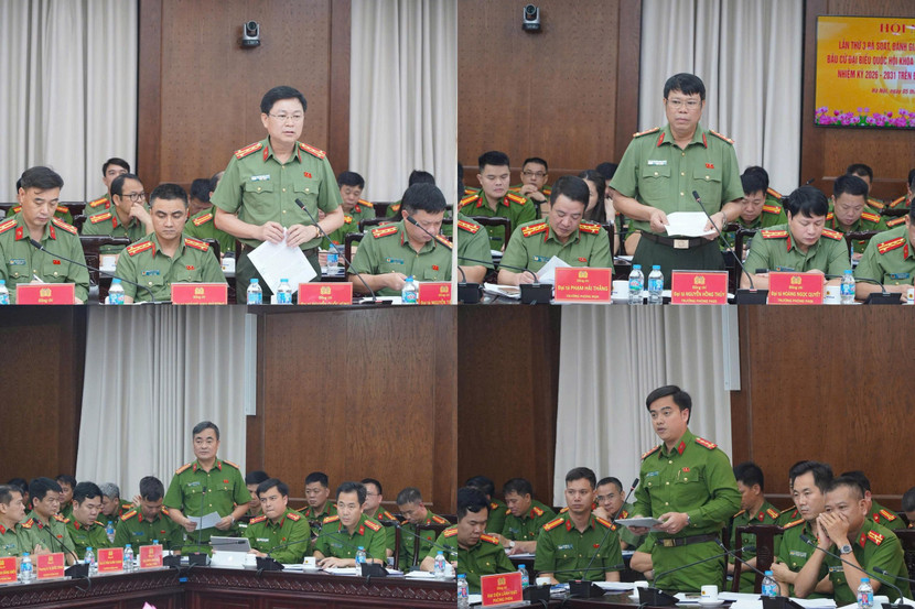 Công an Hà Nội rà soát toàn diện công tác bảo đảm an ninh, an toàn cuộc bầu cử trên địa bàn Thành phố ảnh 3