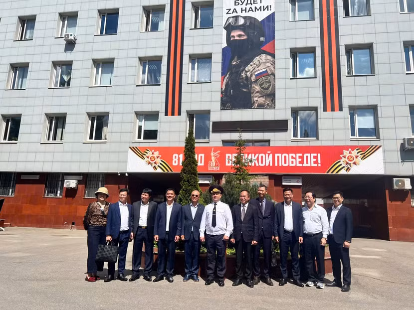 Đoàn đại biểu CATP Hà Nội thăm kiều bào và các mô hình chiến đấu hiện đại tại thành phố Mát-xcơ-va ảnh 2