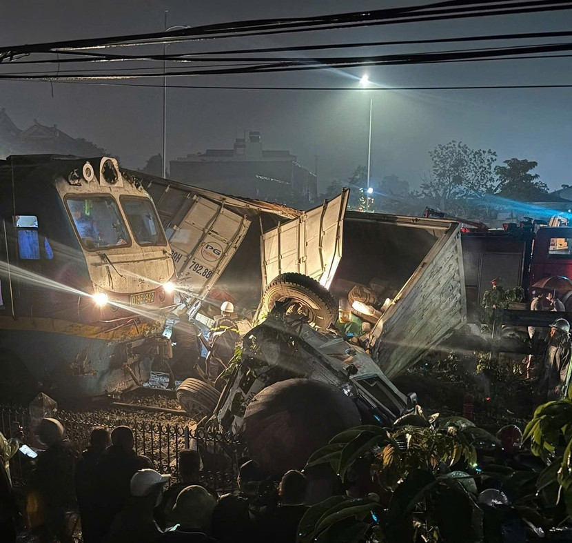 Thông tin mới nhất vụ va chạm giao thông đường sắt tại xã Ngọc Hồi ảnh 1