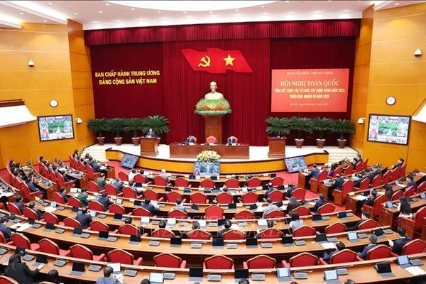 Thường trực Ban Bí thư Trần Cẩm Tú dự Hội nghị toàn quốc triển khai công tác Tổ chức xây dựng Đảng năm 2026