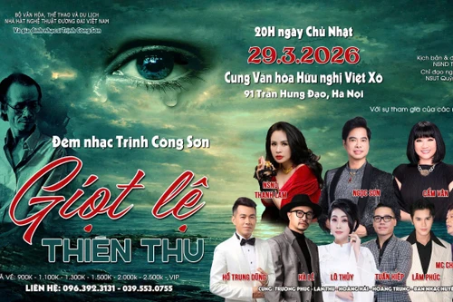 Đêm nhạc “Giọt lệ thiên thu” tưởng nhớ 25 năm ngày mất của nhạc sĩ Trịnh Công Sơn