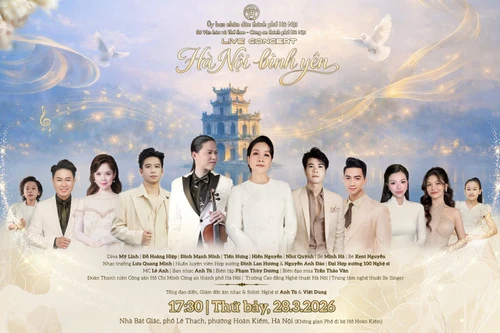 Bố trí 1.500 chỗ ngồi phục vụ miễn phí khán giả xem live-concert ‘Hà Nội bình yên’