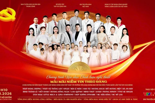 Hòa nhạc chính luận đặc biệt “Mãi mãi niềm tin theo Đảng"