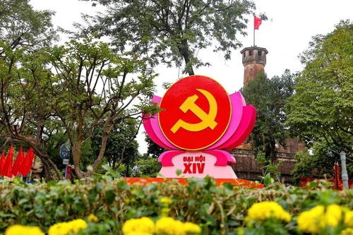 “Dưới lá cờ vẻ vang của Đảng”: Bản hùng ca nghệ thuật chào mừng thành công Đại hội XIV