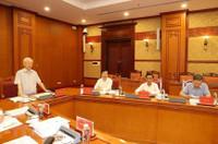 Tổng Bí thư Nguyễn Phú Trọng chủ trì họp Thường trực Ban Chỉ đạo Trung ương về phòng, chống tham nhũng, tiêu cực