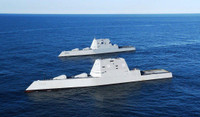 [ẢNH] Vượt sóng cao 6m, khu trục Zumwalt Mỹ phá tan mọi hoài nghi