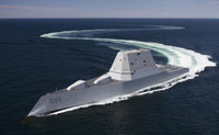 [ẢNH] Vượt sóng cao 6m, khu trục Zumwalt Mỹ phá tan mọi hoài nghi