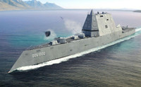 [ẢNH] Vượt sóng cao 6m, khu trục Zumwalt Mỹ phá tan mọi hoài nghi