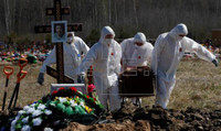 [ẢNH] Người chết vì Covid-19 ở Nga cao gần gấp ba lần công bố