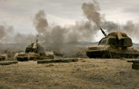 [ẢNH] Pháo tự hành hiện đại nhất Ukraine dội bão lửa xuống miền Đông