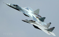 [ẢNH] Su-57 trước nguy cơ gục ngã trước F-35 tại Ấn Độ