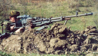 [ẢNH] Ly khai dùng siêu súng máy Liên Xô để bắn vào quân đội Ukraine