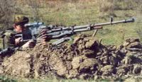 [ẢNH] Ly khai dùng siêu súng máy Liên Xô để bắn vào quân đội Ukraine