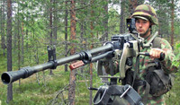 [ẢNH] Ly khai dùng siêu súng máy Liên Xô để bắn vào quân đội Ukraine