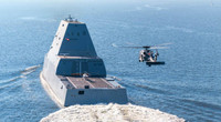 Siêu tàu khu trục Zumwalt tàng hình trị giá 9 tỷ USD vừa biên chế đã hoen rỉ