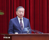 Hình ảnh khai mạc Hội nghị lần thứ 12 Ban Chấp hành Trung ương Đảng khóa XIII