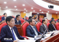 Hình ảnh khai mạc Hội nghị lần thứ 12 Ban Chấp hành Trung ương Đảng khóa XIII