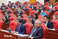 Hình ảnh khai mạc Hội nghị lần thứ 12 Ban Chấp hành Trung ương Đảng khóa XIII