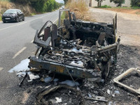 [Ảnh] Hai cha con ca sĩ Thomas Anders- Modern Talking thoát hiểm vụ cháy ôtô