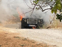 [Ảnh] Hai cha con ca sĩ Thomas Anders- Modern Talking thoát hiểm vụ cháy ôtô